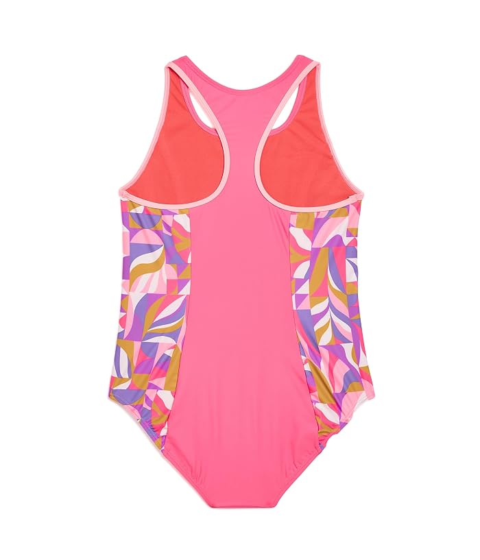 Speedo Kids Swimsuit One-Piece Thick Strap Racerback Printed (Big Kid) - Image 2