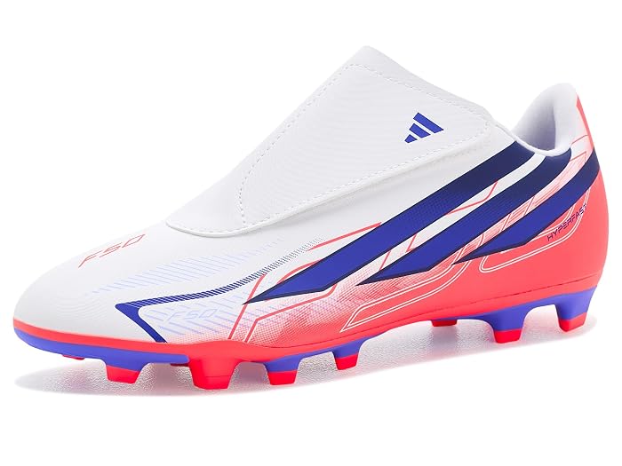 adidas Kids F50 Hyperfast Club Laceless Firm Ground/Multi Ground (Little Kid/Big Kid)