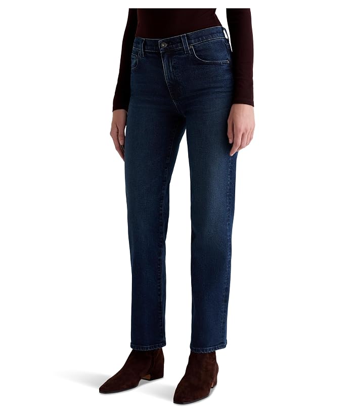 AG Jeans Brinley Mid Rise Straight In Midnight Sun - Image 2