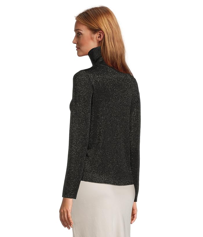 Eileen Fisher Wool Lurex Turtle Neck - Image 3