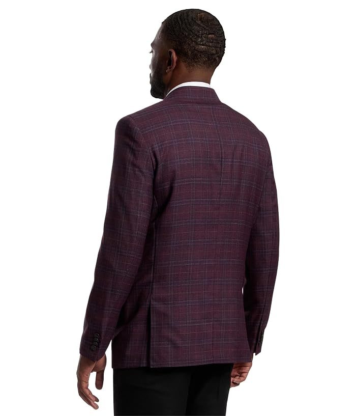Johnston & Murphy Windowpane Plaid Dress Blazer - Image 3
