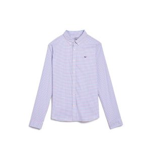 Vineyard Vines Kids Catamaran Check Performance Cotton Shirt (Toddler/Little Kid/Big Kid)