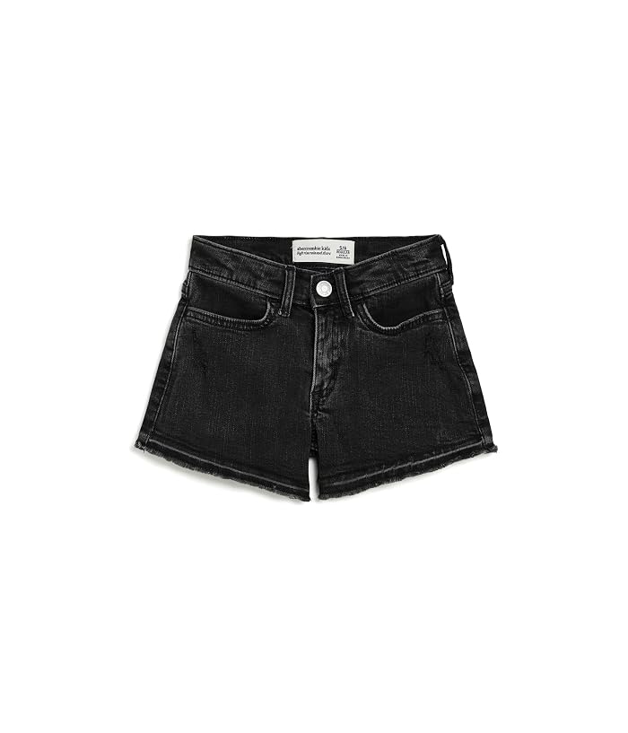 abercrombie kids High-Rise Relaxed Denim Shorts (Big Kids)
