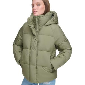 Levi's® Quilted Hooded Bubble Puffer