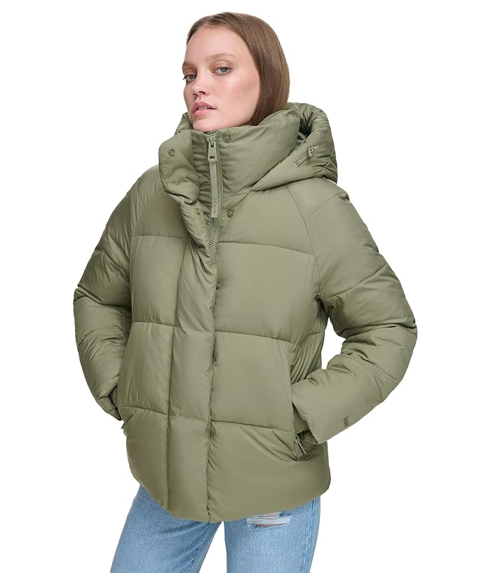 Levi's® Quilted Hooded Bubble Puffer