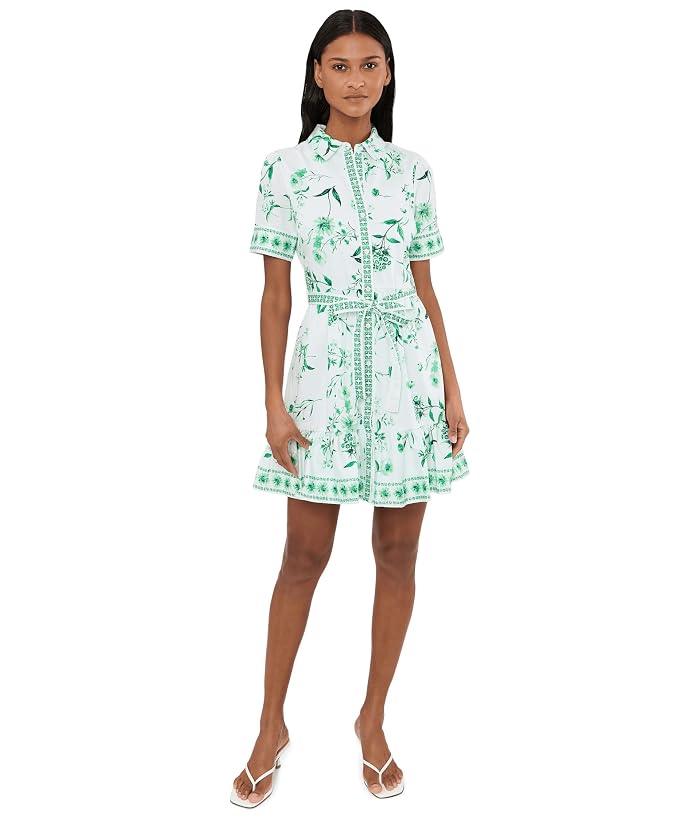 CeCe Tie Waist Mini Shirt Dress - Image 2