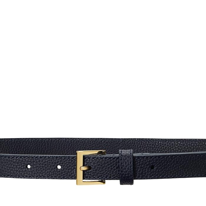 Lauren Ralph Lauren Pebbled Leather Skinny Belt - Image 2