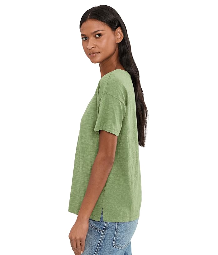 Mod-o-doc Short Sleeve V-Neck Boxy Tee - Image 3