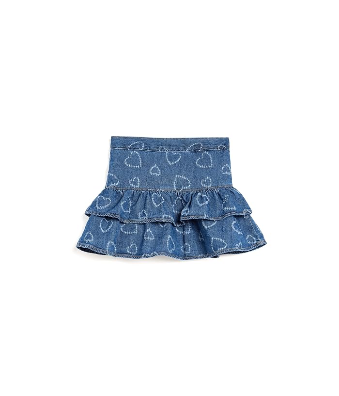 abercrombie kids Hearts Denim Skort (Big Kids) - Image 4