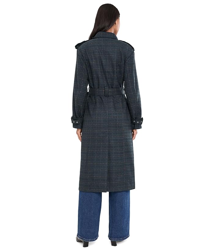 Avec Les Filles Funnel Neck Slouchy Trench Coat - Image 4
