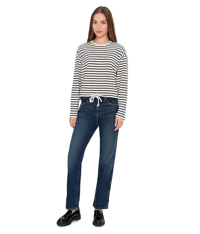 Madewell The Perfect Tie-Waist Tee in Allday Jersey - Image 2