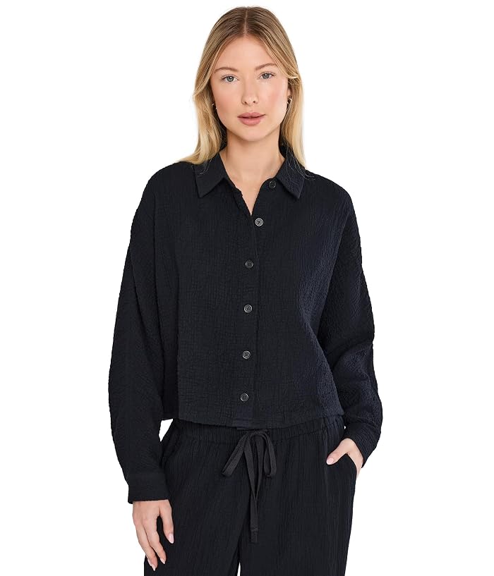Eileen Fisher Organic Cotton Doubleweave Dolman Sleeve Jacket