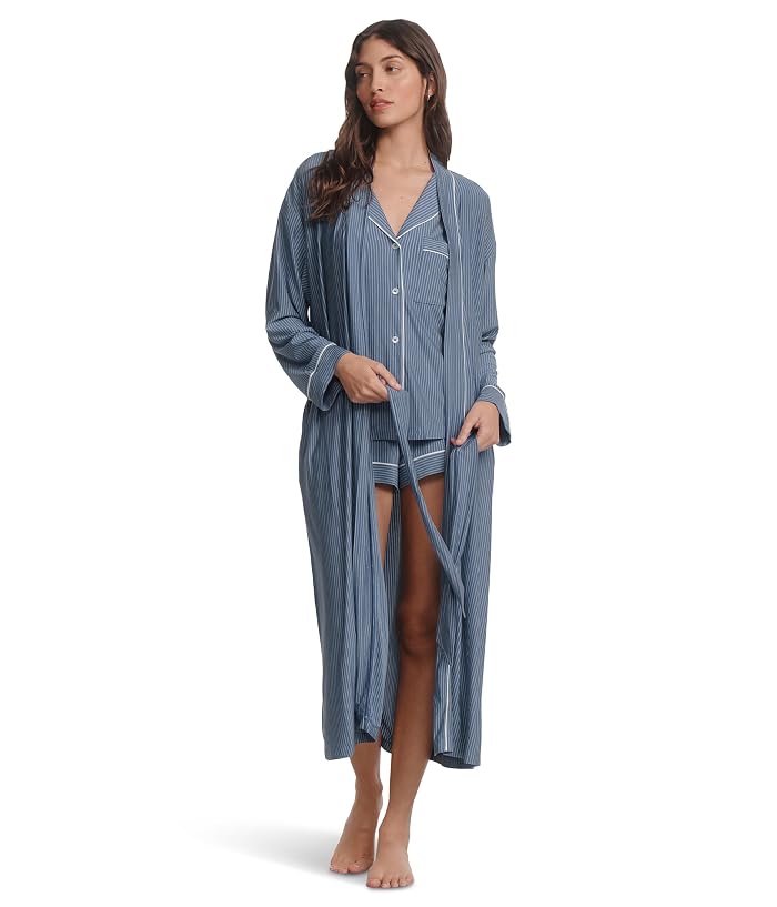 Eberjey Gisele Printed - The Tencel Modal Long Robe - Image 3