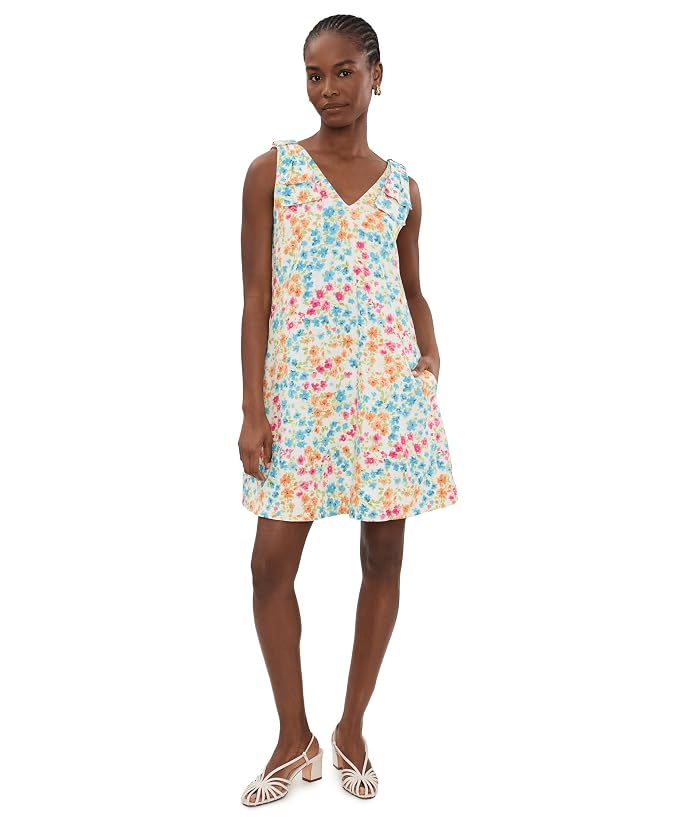 CeCe Floral Bow Strap A-Line Dress - Image 2