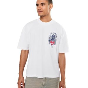 AllSaints Scimitar Short Sleeve Crew