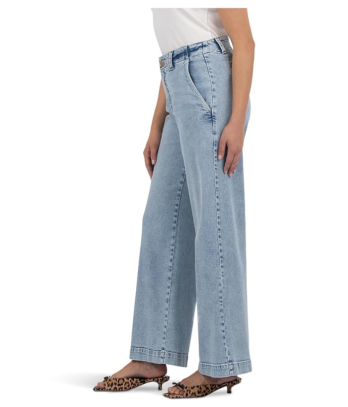KUT from the Kloth Jean High Rise Wide Leg With Trouser Pocket - Image 2