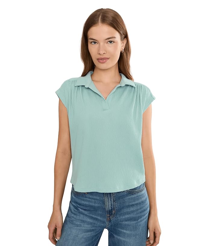 NIC+ZOE Petite Coastal Crinkle Top