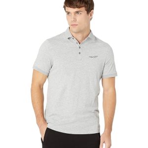 Armani Exchange Slim Fit Milano/New York Logo Polo