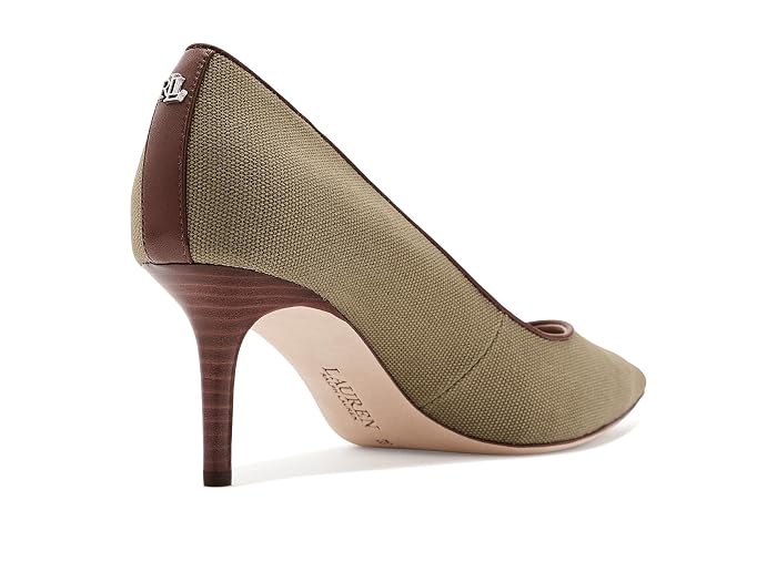 Lauren Ralph Lauren Lanette Washed Canvas Pumps - Image 3