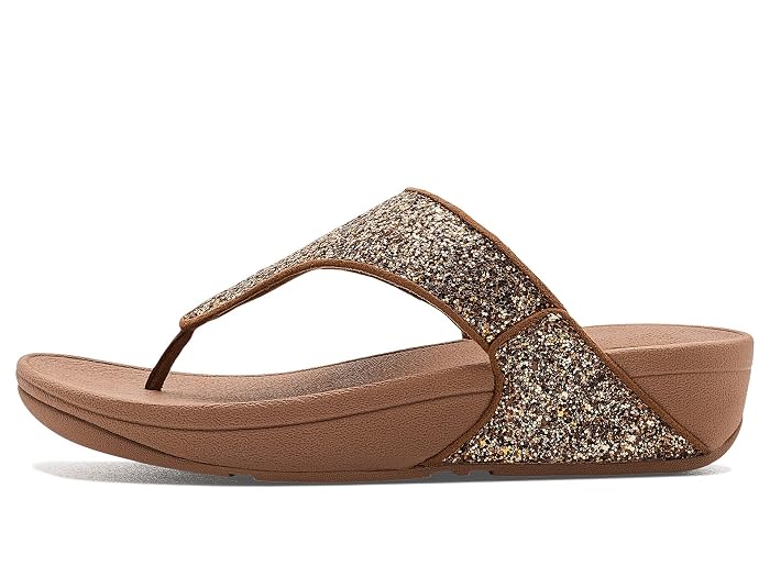 FitFlop Lulu Multi-Tonal Glitter Toe Post Sandals - Image 3