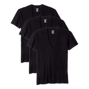 2(X)IST Essential 3-Pack Slim Fit Deep V-Neck T-Shirt