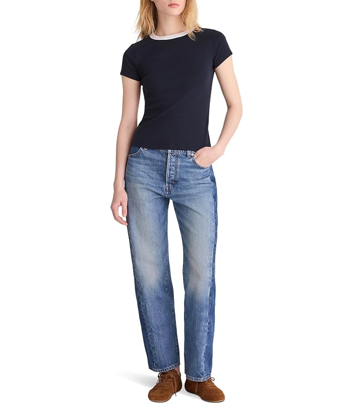 Madewell The '90s Crewneck Tee in Compact Cotton - Image 2