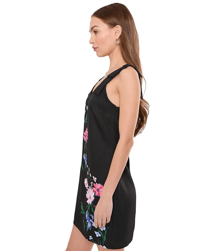 CeCe Bow Strap Placement Print Midi Dress - Image 3