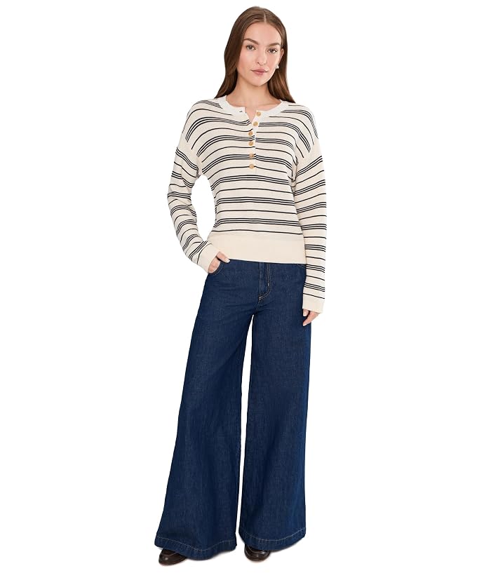 Sanctuary Striped Henley Sweater - Image 2