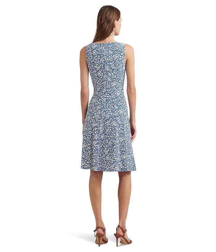 Lauren Ralph Lauren Floral Surplice Jersey Sleeveless Dress - Image 2