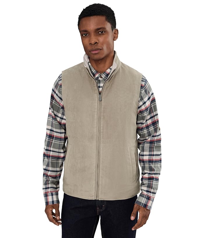 Johnston & Murphy Faux Suede Reversible Vest