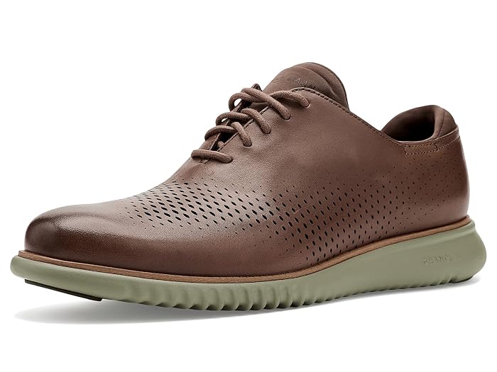 Cole Haan 2.Zerogrand Casual Lightweight Leather Laser Wing Tip Oxfords
