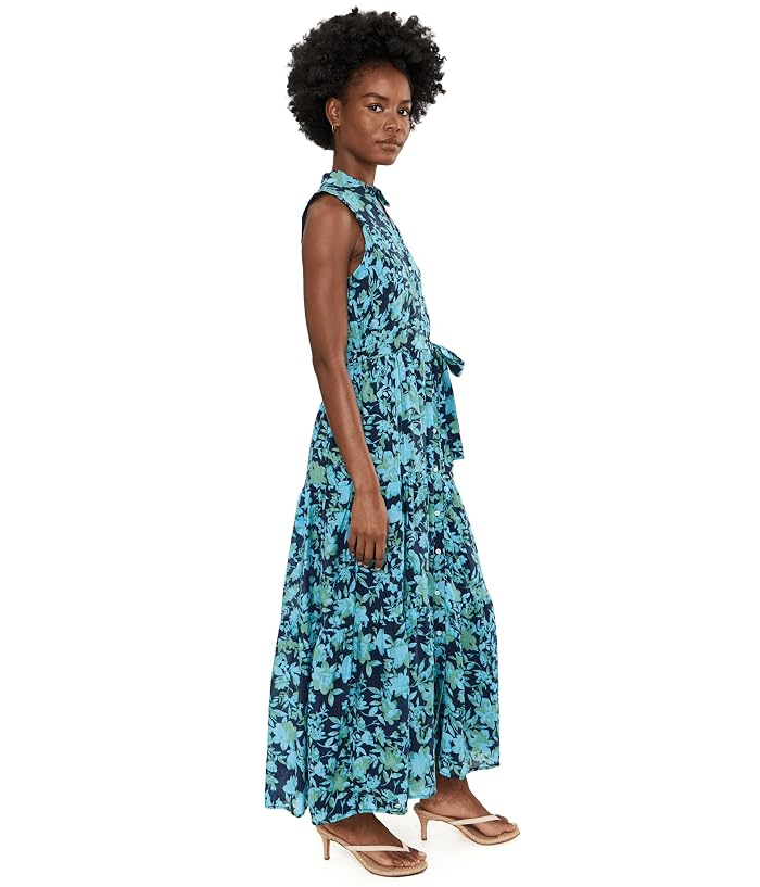 CeCe Floral Sleeveless Collared Button-Down Dress - Image 3
