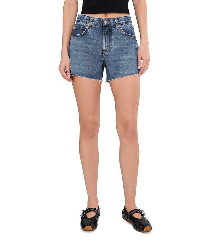 AG Jeans Halle High-Rise Relaxed Shorts in 11 Years Enrich