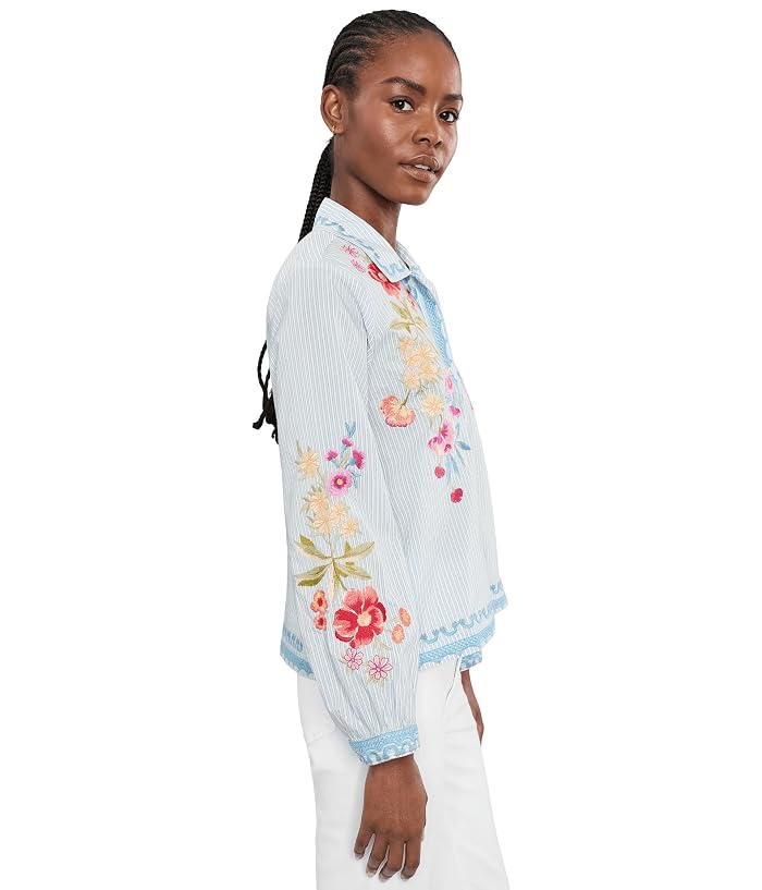 Johnny Was Open Neck Shirt - Angela - Image 3