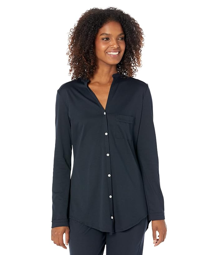 Hanro Pure Essence Long Sleeve Pajama Set - Image 2