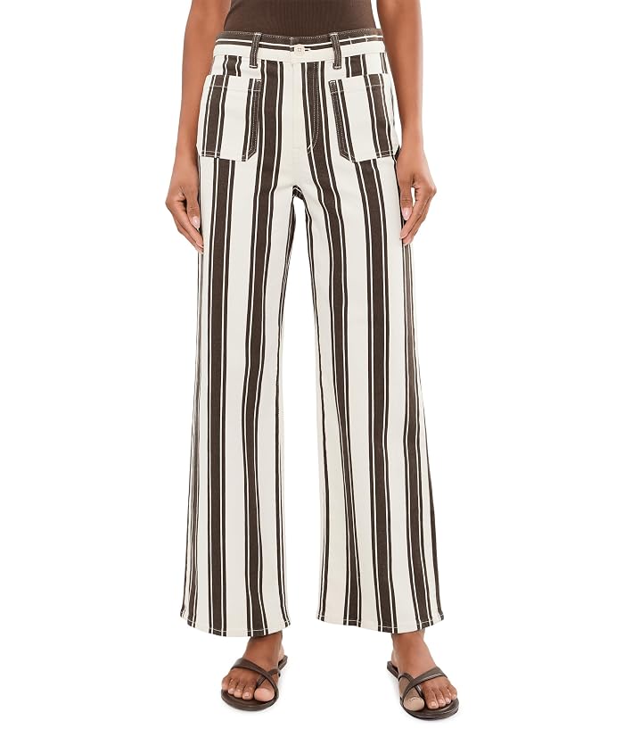 Madewell The Emmy Wide Leg Pants - Stripe