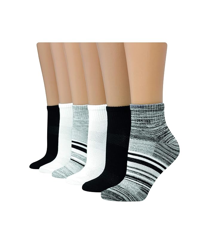 Hanes Womens Hanes Women's 6-pair Lightweight Breathable Ventilation Ankle Socks - Image 4