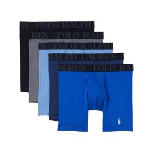 Polo Ralph Lauren 5-Pack Stretch Fit Classic Boxer Briefs