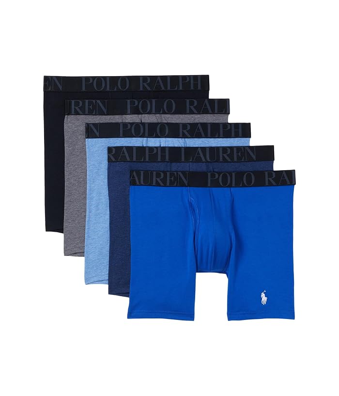 Polo Ralph Lauren 5-Pack Stretch Fit Classic Boxer Briefs