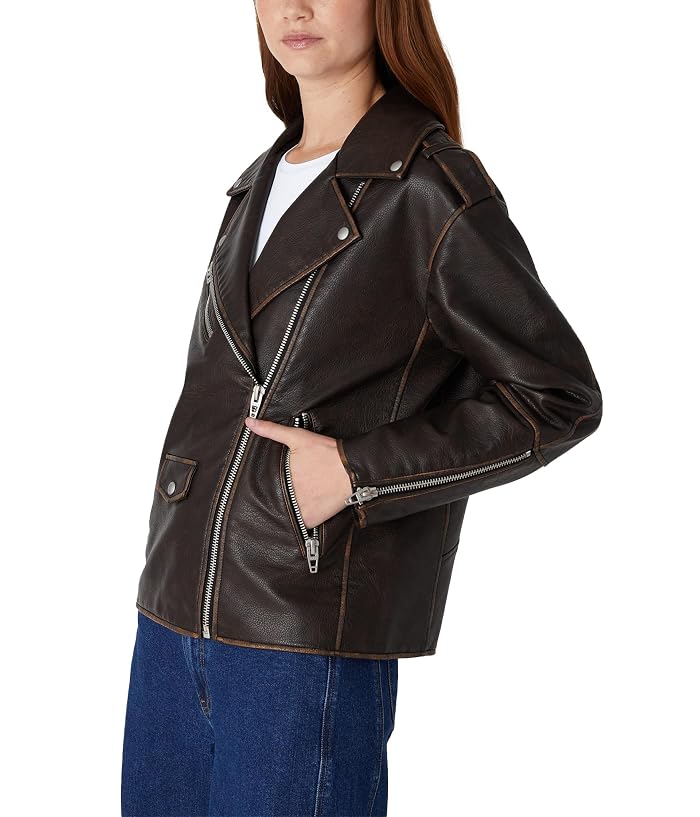 Blank NYC Vegan Leather Moto Jacket - Image 3