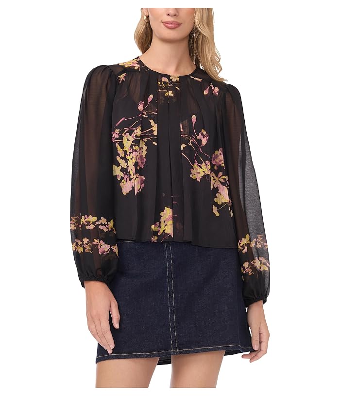 Vince Camuto Round Neck Shirring Front Long - Image 4