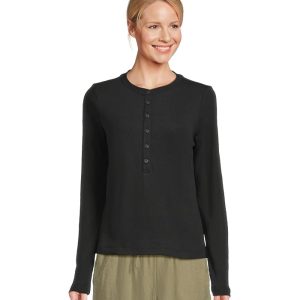 L.L.Bean Signature Premium Thermal Long Sleeve Henley Shirt