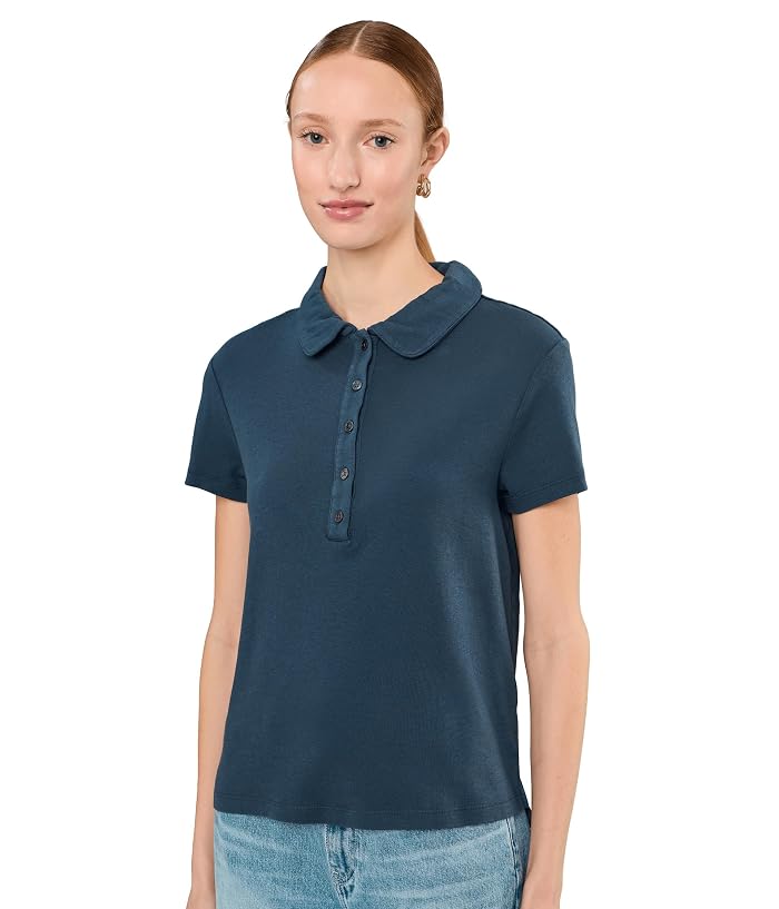 Mod-o-doc Short Sleeve Boxy Polo Tee