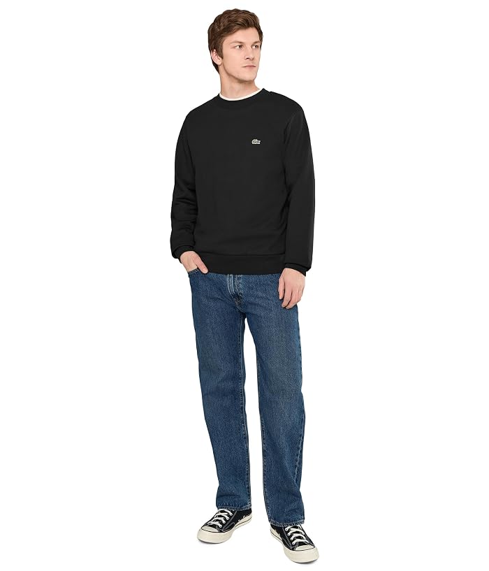 Lacoste Classic Fit Fleece Sweatshirt - Image 2