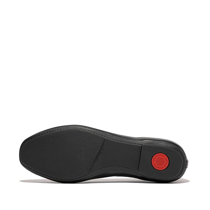 FitFlop Delicato Bow Soft Leather Ballerinas - Image 3