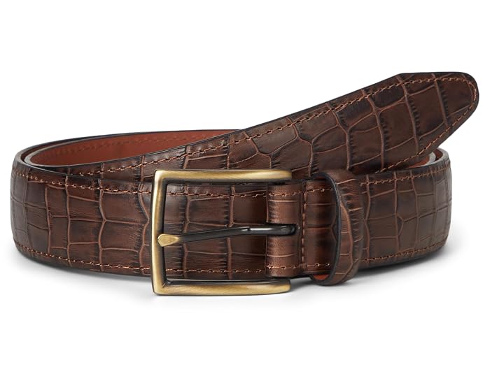 Johnston & Murphy Croc-Embossed Belt