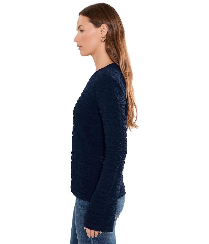 Liverpool Los Angeles Long Flare Sleeve Crew Neck Knit Top - Image 3