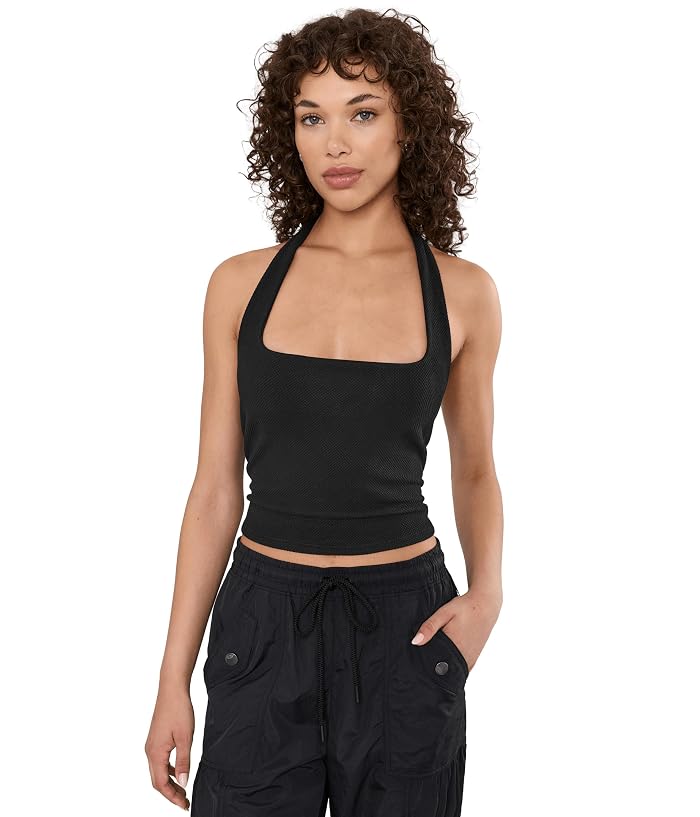 Free People Round Two Pique Low Back
