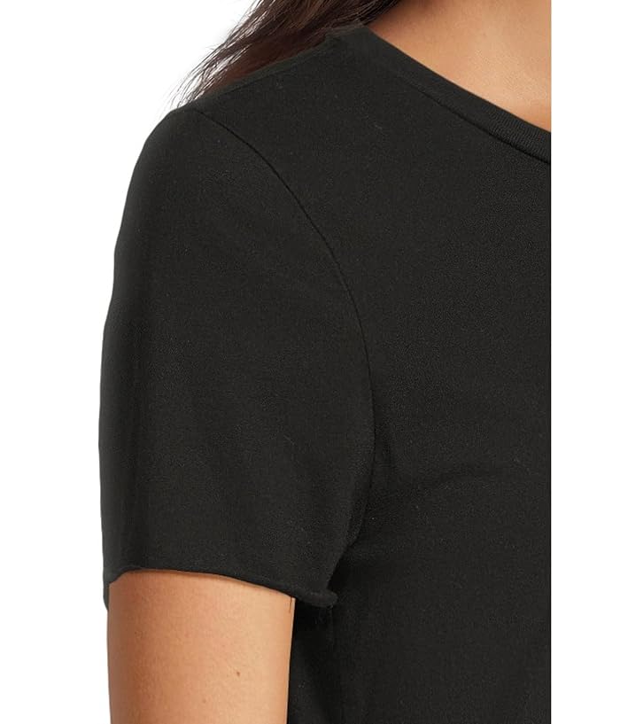 Michael Stars Jackie Raw Edge Crew Neck Tee - Image 4