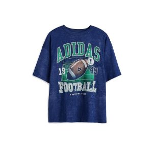 adidas Kids AOP Football Wash Tee (Big Kid)